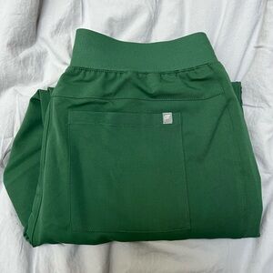 Fabletics XL Jogger Scrub Pants-Hunter Green
